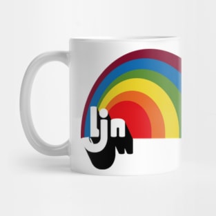 Vintage LJN Rainbow Logo Mug